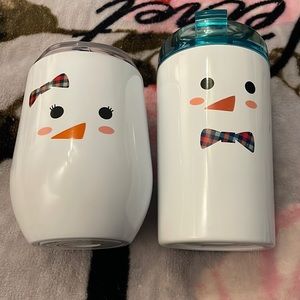 Caribou Coffee snow people bundle